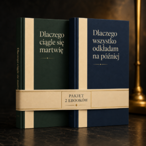 Promocyjny pakiet dwóch ebooków - "Dlaczego ciągle się martwię?" oraz "Dlaczego wszystko odkładam na później?"